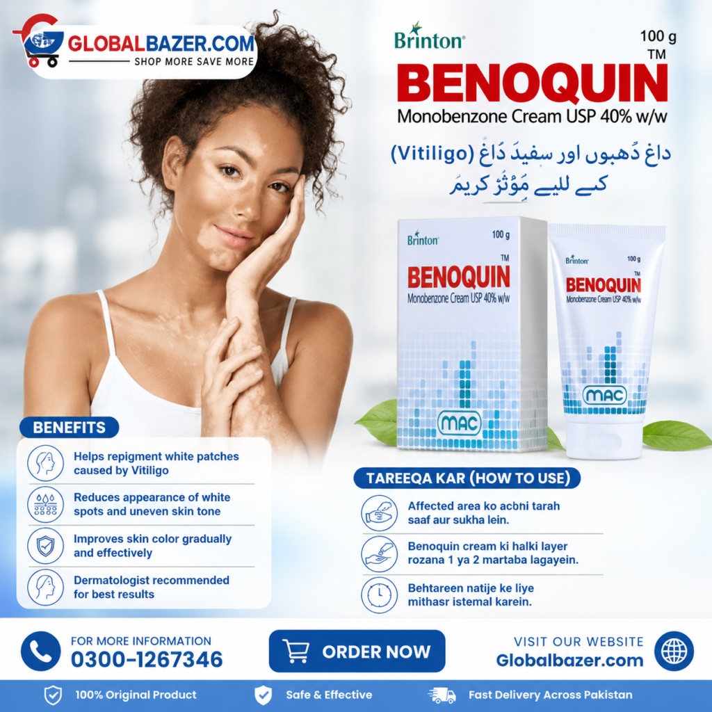 Original Benoquin Monobenzone Depigmentation Cream 20%